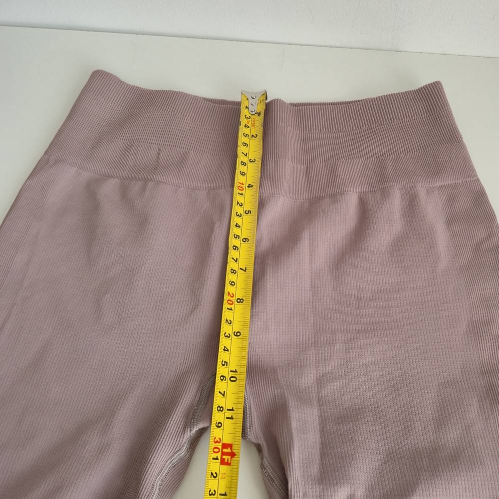 Lululemon Ebb to Street Tight Ruched Crop Leggings Mauve Size 12 - Picture 6 of 14